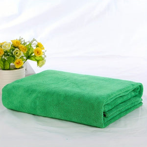 Planet Gates 160x60cm（Green） 1pc 300GSM Microfiber Auto Wash Towel Car Cleaning Drying Cloth Hemming Car Care Cloth Detailing Car Wash Towel