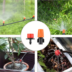 Planet Gates 164ft DIY Garden Drip Irrigation System - Easily Adjust Watering Amount & Save Time & Water!