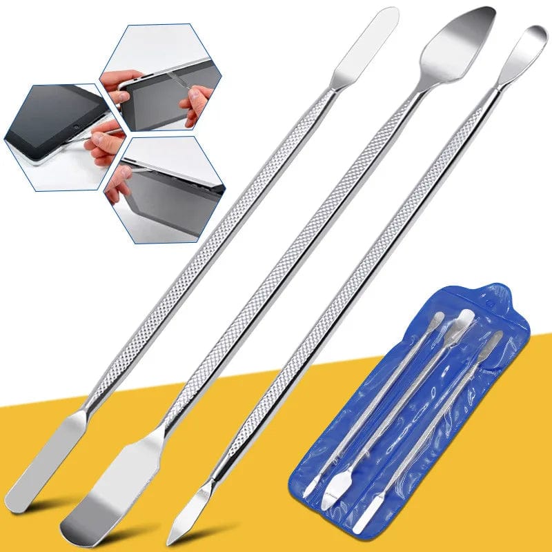 Planet Gates 164mm Universal Phone Repair Tools Kit Disassembly Blades Pry Opening Tool Metal Crowbar Disassemble Kit Phone Spatula Hand Tools Set