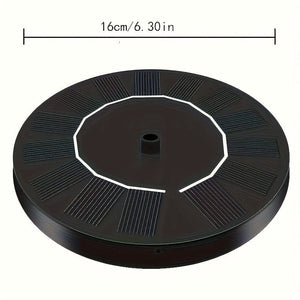 Planet Gates 16cm/6.3in 1pc Solar Fountain Outdoor Pool, Solar Fountain Pump, Essential In Summer, Suitable For Ponds, Swimming Pools, Gardens, Fish Tanks
