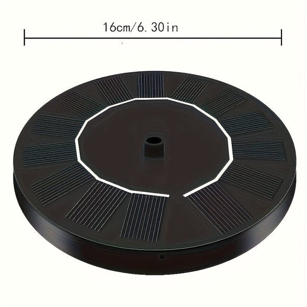 Planet Gates 16cm/6.3in 1pc Solar Fountain Outdoor Pool, Solar Fountain Pump, Essential In Summer, Suitable For Ponds, Swimming Pools, Gardens, Fish Tanks