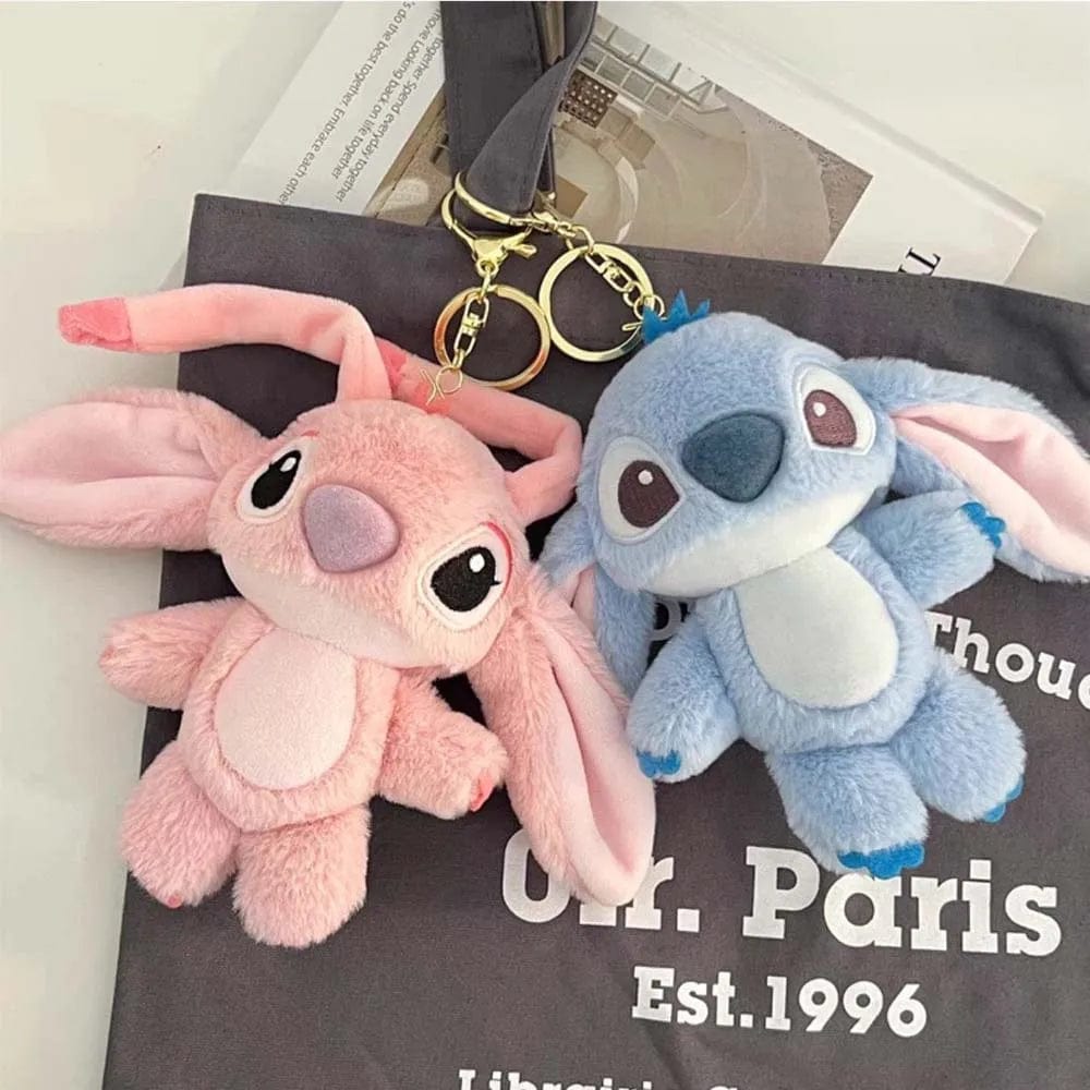 Planet Gates 16cm Disney Stitch Doll Keychain Plush Toy Backpack Pendant  Anime Lilo & Stitch Children's Toy Soft Comfortable Stuffed Doll