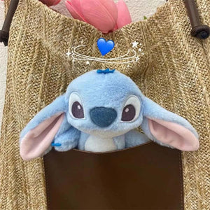 Planet Gates 16cm Disney Stitch Doll Keychain Plush Toy Backpack Pendant  Anime Lilo & Stitch Children's Toy Soft Comfortable Stuffed Doll