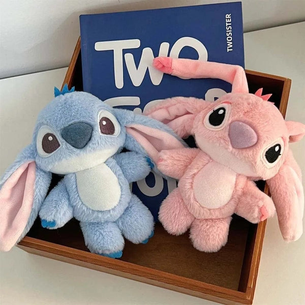 Planet Gates 16cm Disney Stitch Doll Keychain Plush Toy Backpack Pendant  Anime Lilo & Stitch Children's Toy Soft Comfortable Stuffed Doll
