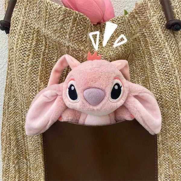 Planet Gates 16cm Disney Stitch Doll Keychain Plush Toy Backpack Pendant  Anime Lilo & Stitch Children's Toy Soft Comfortable Stuffed Doll