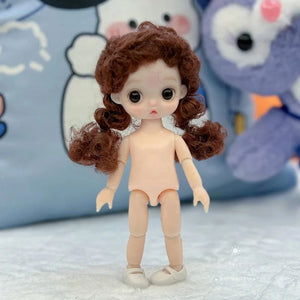 Planet Gates 16cm Exquisite Doll Doll Toy 1/8 Bjd Multi Joints Doll with Cute Expression Dress Up Toys Gifts for Children