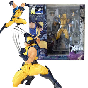 Planet Gates 16cm / with box Revoltech YAMAGUCHI Wolverine Action Figure Wolverine Logan Toys X-Men Model Toy Joint Movable Doll Decor Birthday Gift For Kids