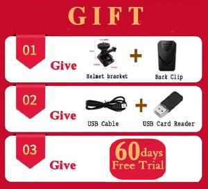 Planet Gates 16G TF Card Full HD 1080P motorcycle bicycle helmet camera 150° wide angle IP67 waterproof action camera portable drive recorder  body cam