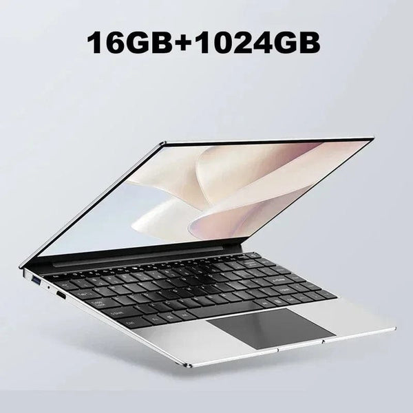 Planet Gates 16GB - 1024GB 2024 New Laptop Computer Windows 11 Pro Ultra Slim Notebook 14.1 Inch Intel Pentium N3700 16GB 1024GB Office Study PC Computer