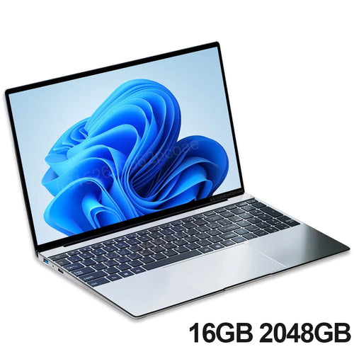 Planet Gates 16GB 2048GB 15.6" Ultra Slim Laptop 16GB RAM 2TB SSD Intel N3700 Notebook Gamer  1920*1080  Display Office Study Computer PC Windows 11 Pro