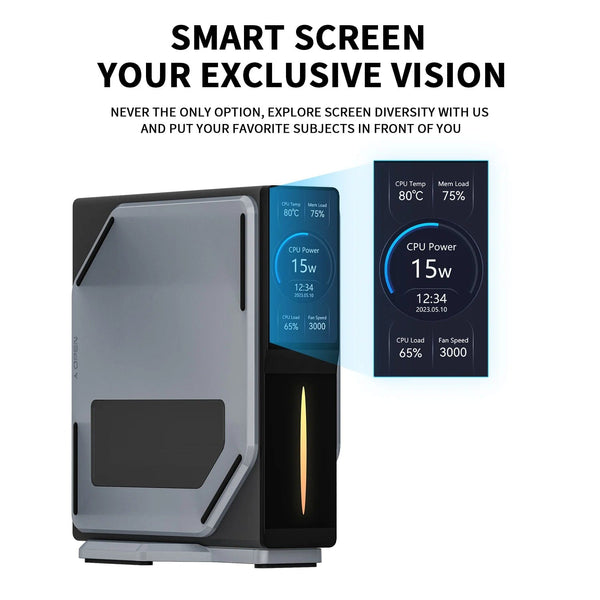 Planet Gates 16GB / 512GB EU FIREBAT S1 Mini PC 12th Alder Lake N100 16GB 512GB DDR4 MiniPC Gamers Desktops WiFi5 BT4.2 Computer RGB Visualization