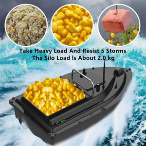 Planet Gates 16GPS Nest Waterproof High Speed Remote Control RC Bait Boat 2KG Loading 500M Fixed-Speed Cruise Night Light GPS RC Fishing Boat