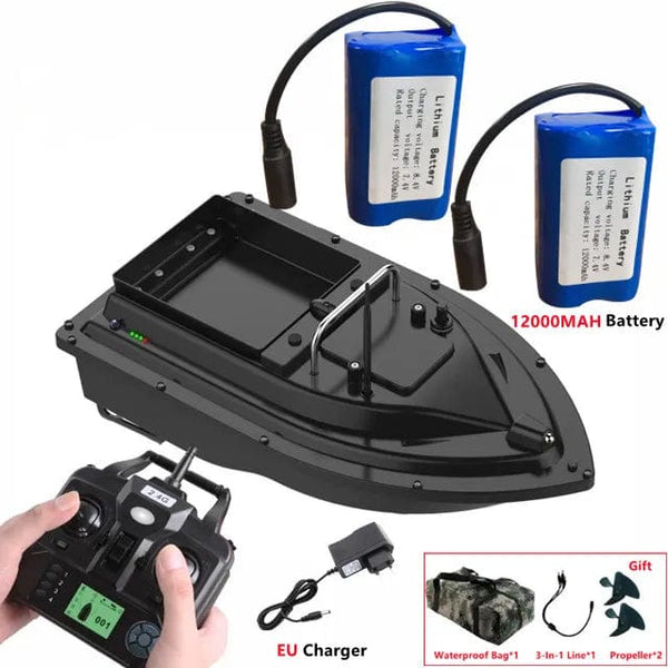 Planet Gates 16GPS Nest Waterproof High Speed Remote Control RC Bait Boat 2KG Loading 500M Fixed-Speed Cruise Night Light GPS RC Fishing Boat