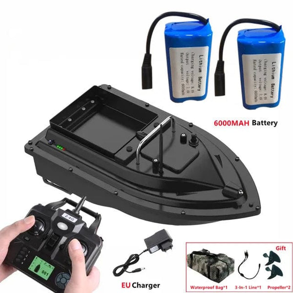 Planet Gates 16GPS Nest Waterproof High Speed Remote Control RC Bait Boat 2KG Loading 500M Fixed-Speed Cruise Night Light GPS RC Fishing Boat