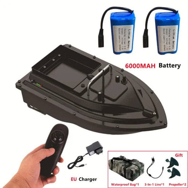 Planet Gates 16GPS Nest Waterproof High Speed Remote Control RC Bait Boat 2KG Loading 500M Fixed-Speed Cruise Night Light GPS RC Fishing Boat