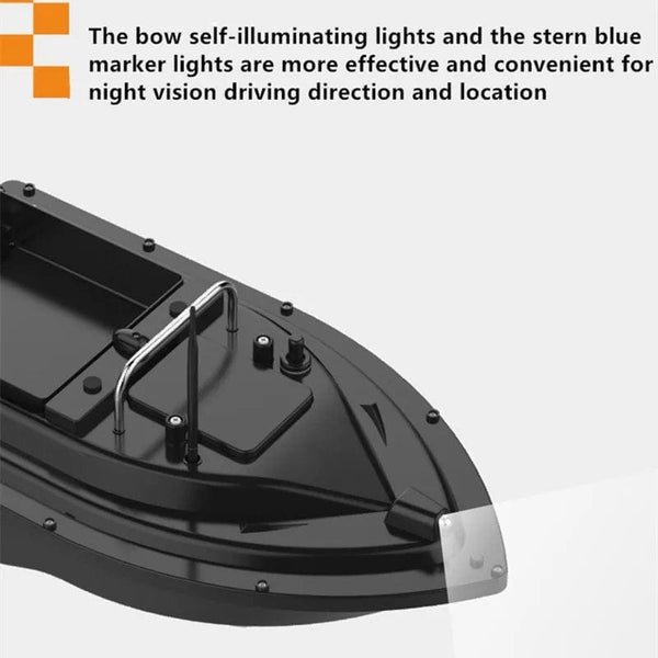 Planet Gates 16GPS Nest Waterproof High Speed Remote Control RC Bait Boat 2KG Loading 500M Fixed-Speed Cruise Night Light GPS RC Fishing Boat
