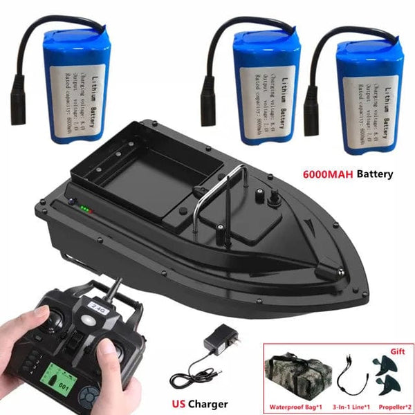 Planet Gates 16GPS Nest Waterproof High Speed Remote Control RC Bait Boat 2KG Loading 500M Fixed-Speed Cruise Night Light GPS RC Fishing Boat