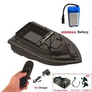 Planet Gates 16GPS Nest Waterproof High Speed Remote Control RC Bait Boat 2KG Loading 500M Fixed-Speed Cruise Night Light GPS RC Fishing Boat