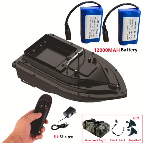 Planet Gates 16GPS Nest Waterproof High Speed Remote Control RC Bait Boat 2KG Loading 500M Fixed-Speed Cruise Night Light GPS RC Fishing Boat
