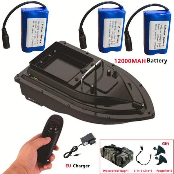 Planet Gates 16GPS Nest Waterproof High Speed Remote Control RC Bait Boat 2KG Loading 500M Fixed-Speed Cruise Night Light GPS RC Fishing Boat