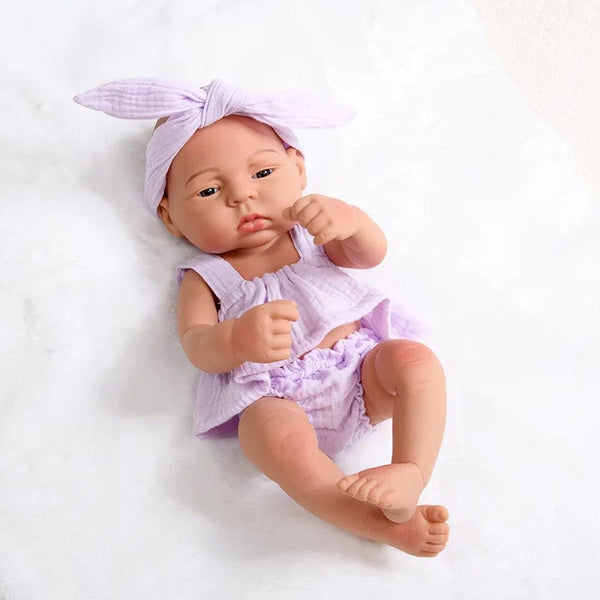 Planet Gates 16inch Full Body Silicone Bebe Lifelike Doll Soft Dolls Lifelike Baby Vinyl Bebe Doll Cute Baby Doll For Girls Doll Toys