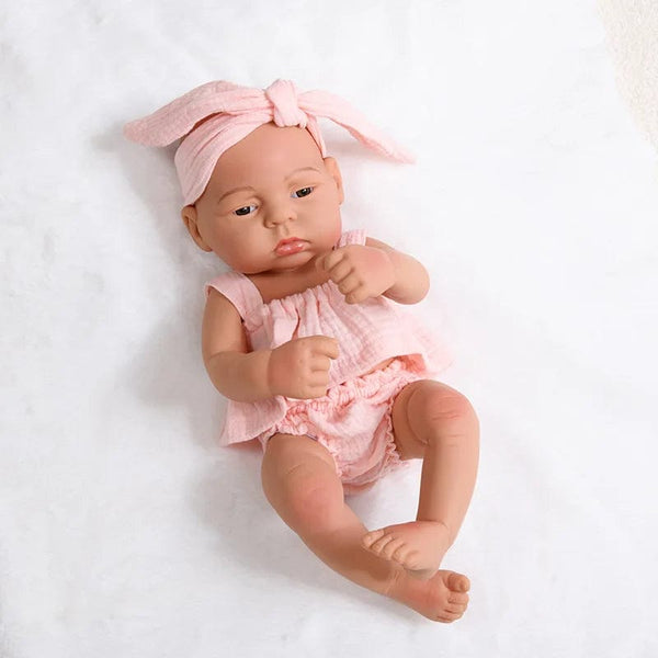 Planet Gates 16inch Full Body Silicone Bebe Reborn Doll Soft Dolls Lifelike Baby Vinyl Bebe Doll Cute Reborn Baby Doll For Girls Doll Toys