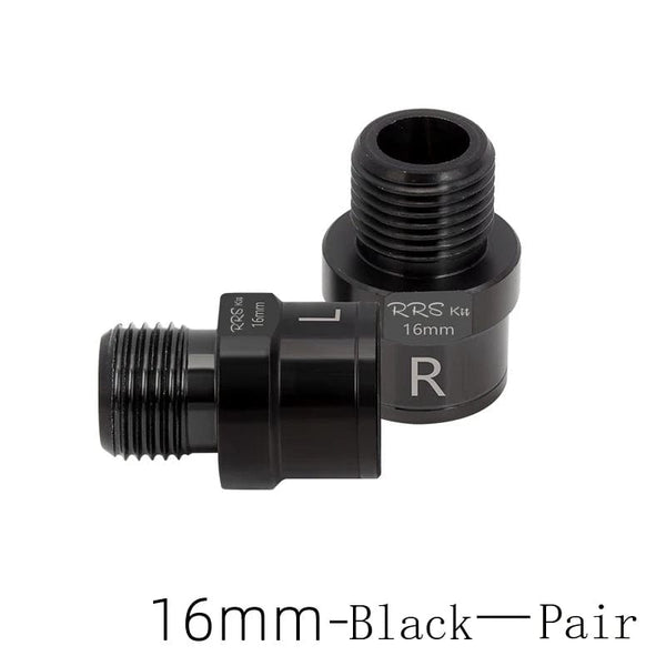 Planet Gates 16mm Black Rrskit Bicycle Pedal Extension Bolts Spacers R66E Pedal Extender Axle Crank Accessories 16Mm 20Mm For MTB Road Bike Pedal