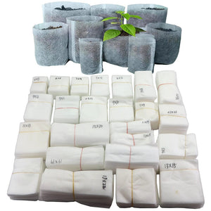 Planet Gates 16x18cm (100pcs) Biodegradable Nonwoven Fabric Nursery Plant Grow Bags Seedling Growing Planter Planting Pots Garden Eco-Friendly Ventilate Bag