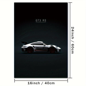 Planet Gates 16x24in / 40x60cm 1pc Unframed Canvas Poster, Modern Art, GT3 RS Car Poster, For Bedroom Living Room Corridor, Wall Art, Wall Decor, Winter Decor, Room Decoration