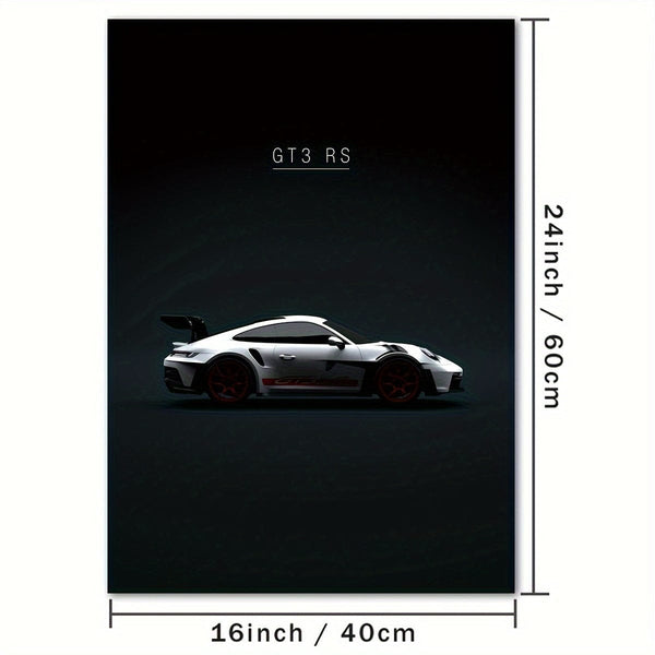 Planet Gates 16x24in / 40x60cm 1pc Unframed Canvas Poster, Modern Art, GT3 RS Car Poster, For Bedroom Living Room Corridor, Wall Art, Wall Decor, Winter Decor, Room Decoration
