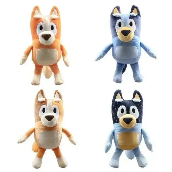 Planet Gates 17/28cm Bluey & Bingo Family Plush Toys - Cartoon Dog Stuffed Animals, Soft Plush Dolls, Perfect For Birthday & Christmas Gifts