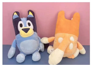 Planet Gates 17/28cm Bluey & Bingo Family Plush Toys - Cartoon Dog Stuffed Animals, Soft Plush Dolls, Perfect For Birthday & Christmas Gifts