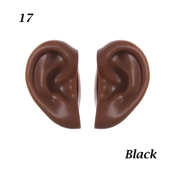 Planet Gates 17 blyth doll icy toy ears toy white natural tan dark and super black skin, only ears no doll