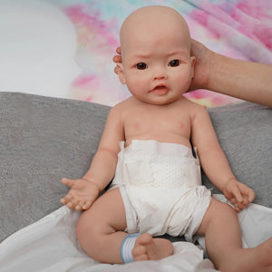 Planet Gates 17" Micro Preemie Full Body Silicone Baby Doll "Harper"Lifelike Mini Reborn Doll Surprice Children Anti-Stress My Melody