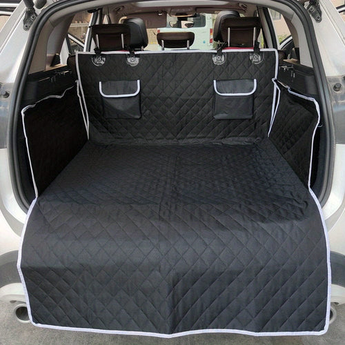 Planet Gates 170*185cm 1pc Car Trunk Mat, With Storage Bag, Bottom Drop Plastic Non-slip Pet Trunk Mat, Non-slip Mat, Dirty Resistant Trunk Mat