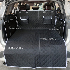 Planet Gates 170*185cm 1pc Car Trunk Mat, With Storage Bag, Bottom Drop Plastic Non-slip Pet Trunk Mat, Non-slip Mat, Dirty Resistant Trunk Mat
