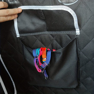 Planet Gates 170*185cm 1pc Car Trunk Mat, With Storage Bag, Bottom Drop Plastic Non-slip Pet Trunk Mat, Non-slip Mat, Dirty Resistant Trunk Mat