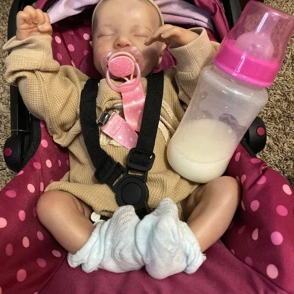 Planet Gates 17inch Levi Reborn Baby Doll Already Painted Finished Sleeping Newborn Baby Size 3D Skin Visible Veins Collectible Art Doll
