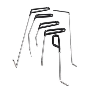 Planet Gates 17Pcs Car Hook Rods Paintless Dent Repair Hail Remover Hooks Rods Kits Auto Body Dents Stainless Steel Hands Tools