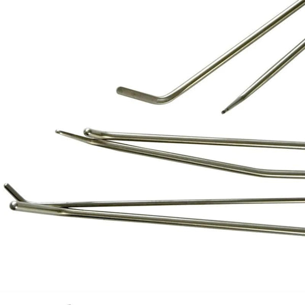 Planet Gates 17Pcs Car Hook Rods Paintless Dent Repair Hail Remover Hooks Rods Kits Auto Body Dents Stainless Steel Hands Tools