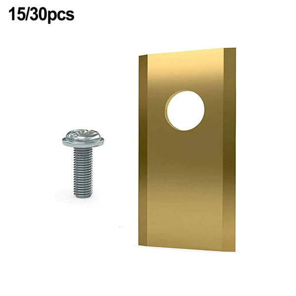 Planet Gates 18/30pcs Lawn Robot Blade Golden Blade Screws Kit For Worx Robotic Lawnmowers Replacement Garden Power Tools Parts