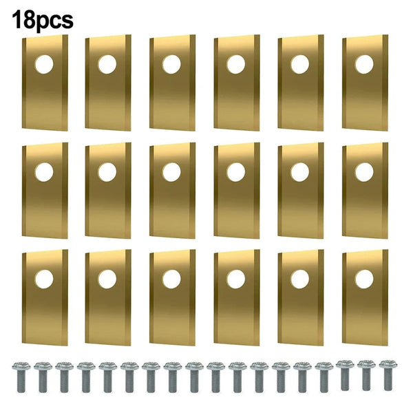 Planet Gates 18/30pcs Lawn Robot Blade Golden Blade Screws Kit For Worx Robotic Lawnmowers Replacement Garden Power Tools Parts