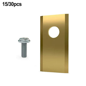 Planet Gates 18/30pcs Lawn Robot Blade Golden Blade Screws Kit For Worx Robotic Lawnmowers Replacement Garden Power Tools Parts