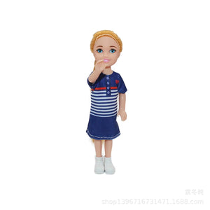 Planet Gates 18 5 Inch Mini Kelly Doll Accessories Fashion Chelsea Doll Clothes Party Grown Outfits Kids Girls Toys for Children Birthday Gift