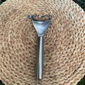 Planet Gates 18*6.5cm 1pc Ergonomic Stainless Steel Corn Planer And Peeler - Effortlessly Remove Cobs And Shuck Corn With Ease