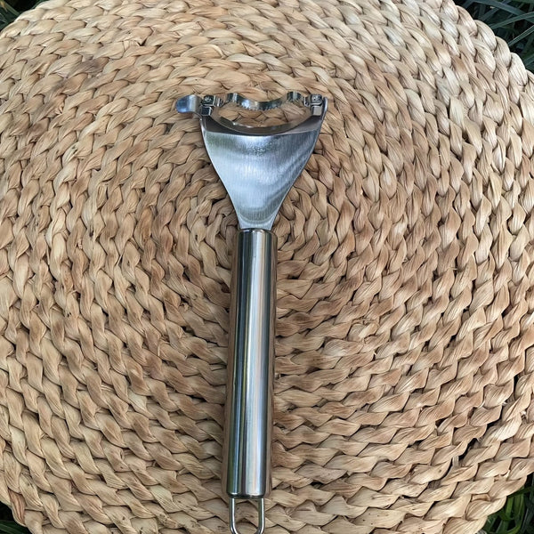 Planet Gates 18*6.5cm 1pc Ergonomic Stainless Steel Corn Planer And Peeler - Effortlessly Remove Cobs And Shuck Corn With Ease