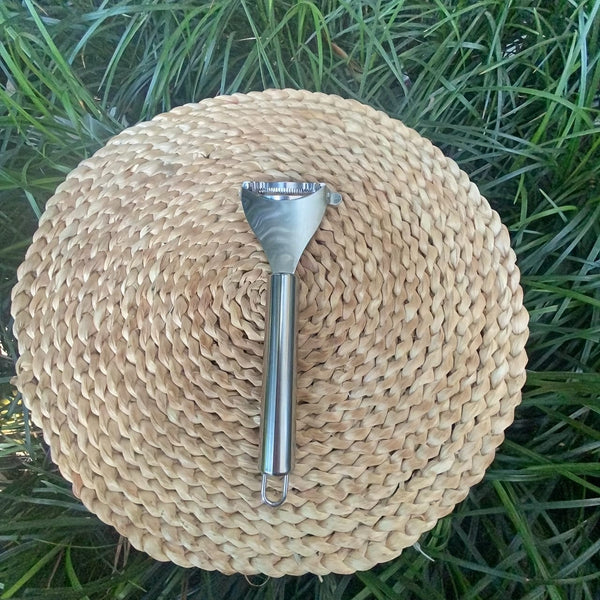 Planet Gates 18*6.5cm 1pc Ergonomic Stainless Steel Corn Planer And Peeler - Effortlessly Remove Cobs And Shuck Corn With Ease