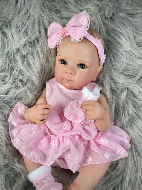 Planet Gates 18 Inch Bettie Full Body Soft Silicone Vinyl Girl Reborn Baby Doll With Painted Lifelike Hair Bebe Reborn Toys