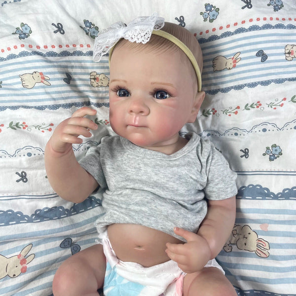 Planet Gates 18 Inch Bettie Full Body Soft Silicone Vinyl Girl Reborn Baby Doll With Painted Lifelike Hair Bebe Reborn Toys