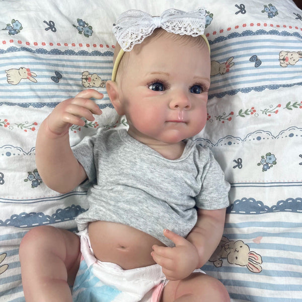 Planet Gates 18 Inch Bettie Full Body Soft Silicone Vinyl Girl Reborn Baby Doll With Painted Lifelike Hair Bebe Reborn Toys